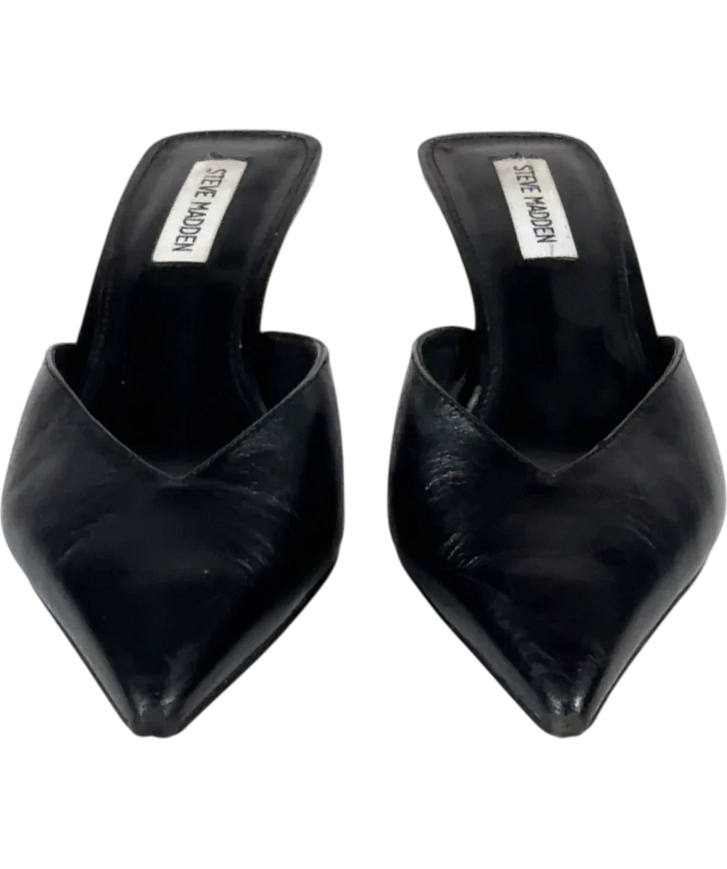 STEVE MADDEN Black Mod/Modoist, size UK 5 EU 38 👠 — detail