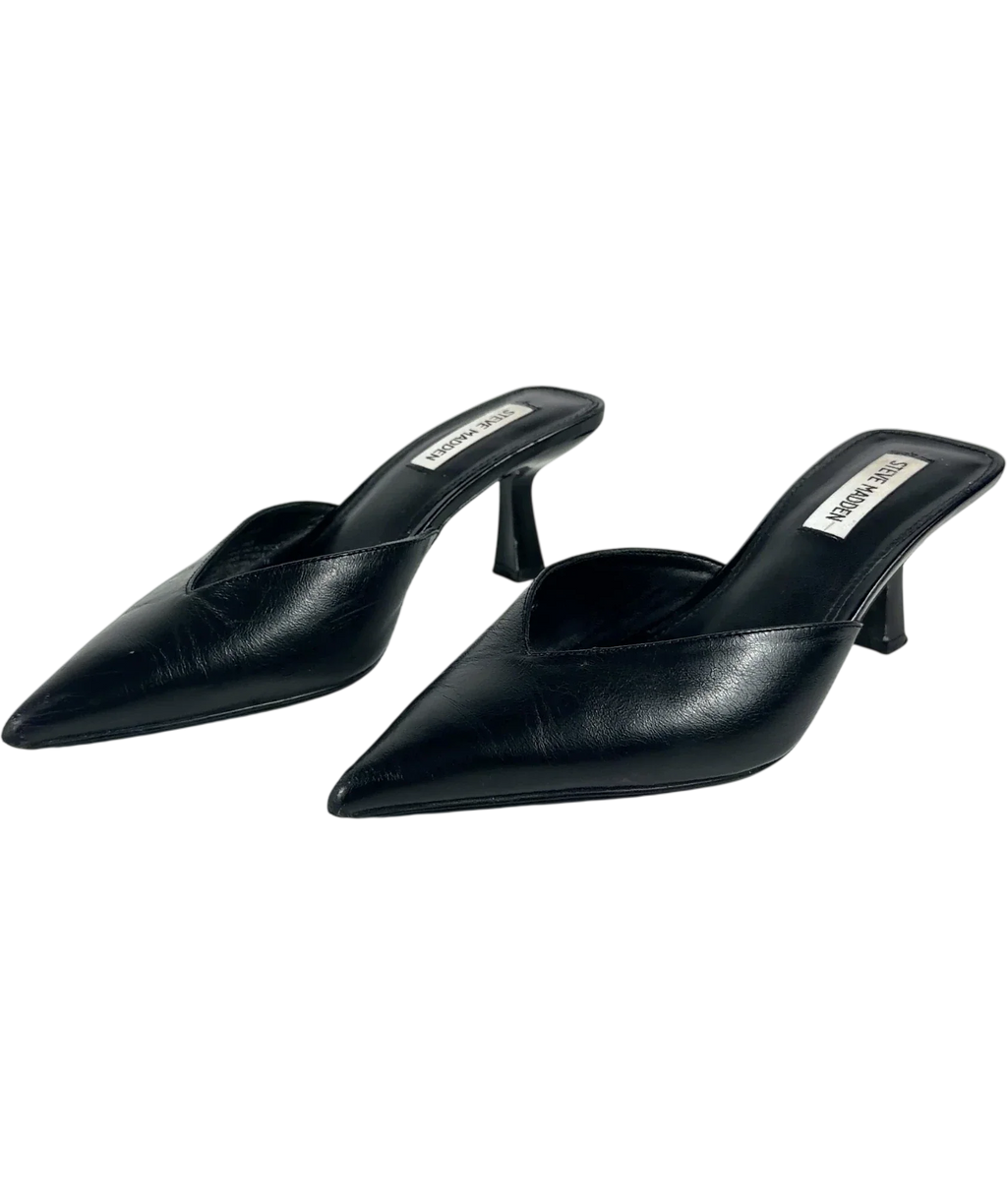 STEVE MADDEN Black Mod/Modoist, size UK 5 EU 38 👠 — label