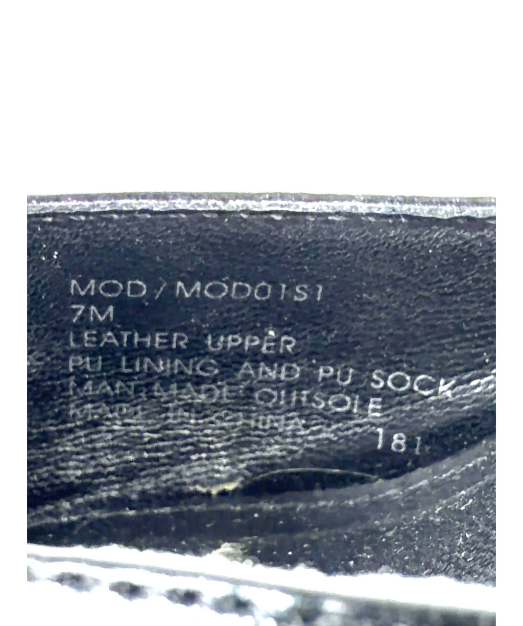 STEVE MADDEN Black Mod/Modoist, size UK 5 EU 38 👠 — fabric detail