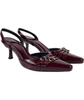 Manc burgundy Colour, size UK 5 EU 38 👠 — front