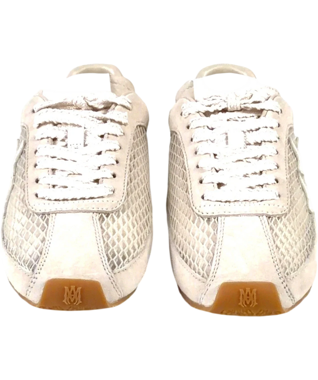 Amiri white Mesh Pacific Flat, size UK 6 EU 39 👠 — detail