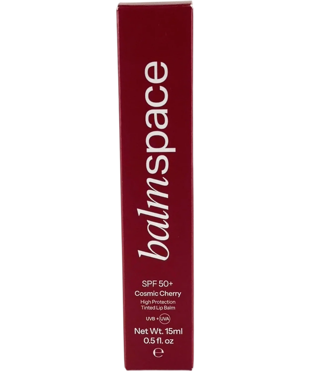 balmspace Cosmic Cherry SPF 50+ Cosmic Cherry High Protection Tinted Lip Balm, size 15ml — front