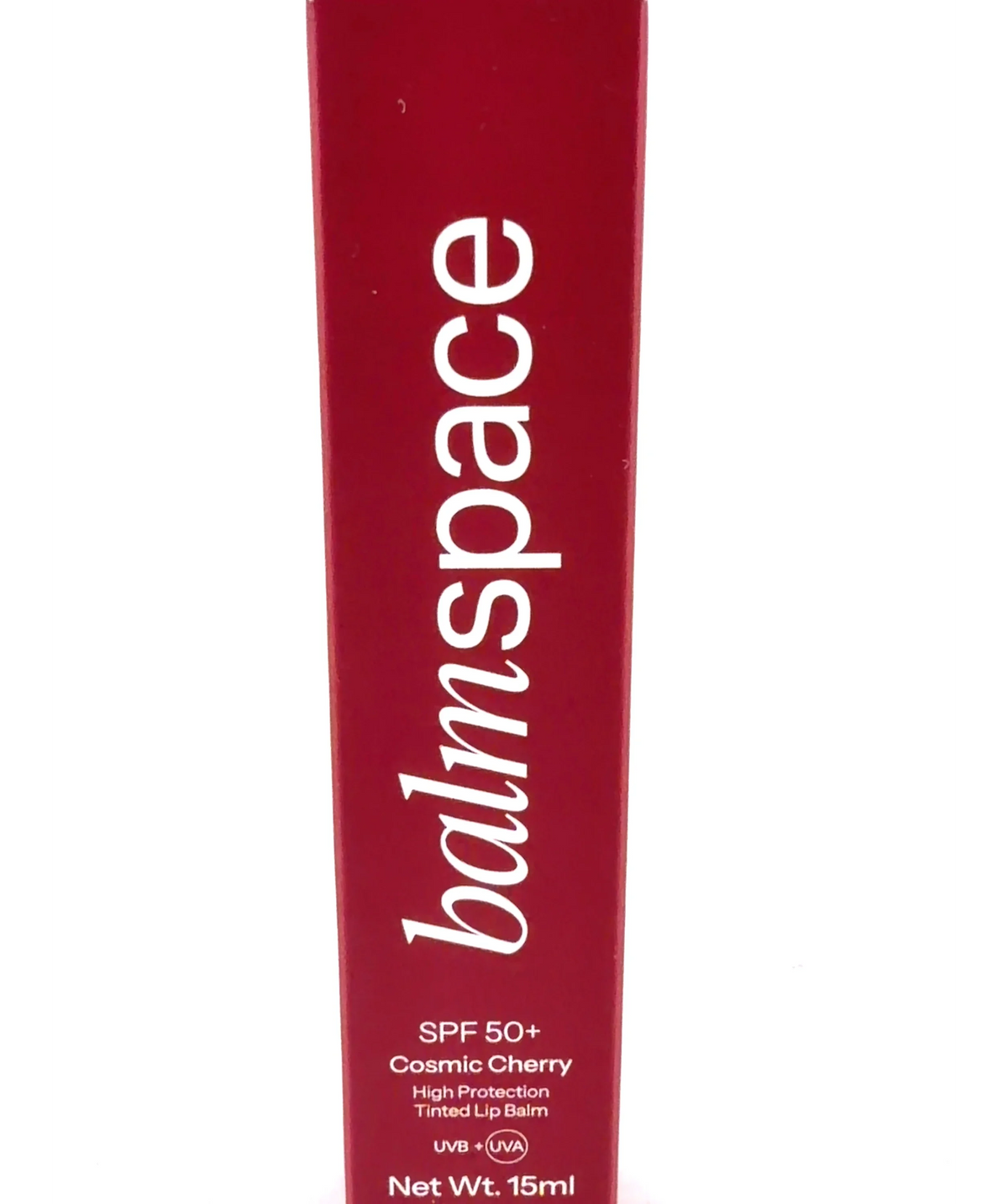 balmspace Cosmic Cherry SPF 50+ Cosmic Cherry High Protection Tinted Lip Balm, size 15ml — label