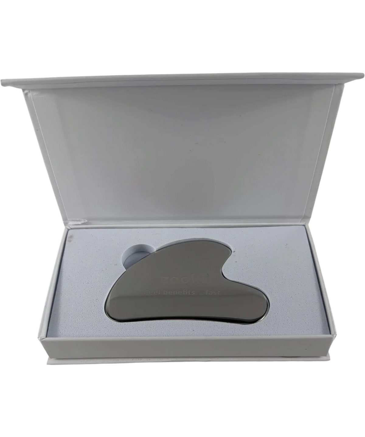 zooki Universal Stainless Steel Gua Sha — front