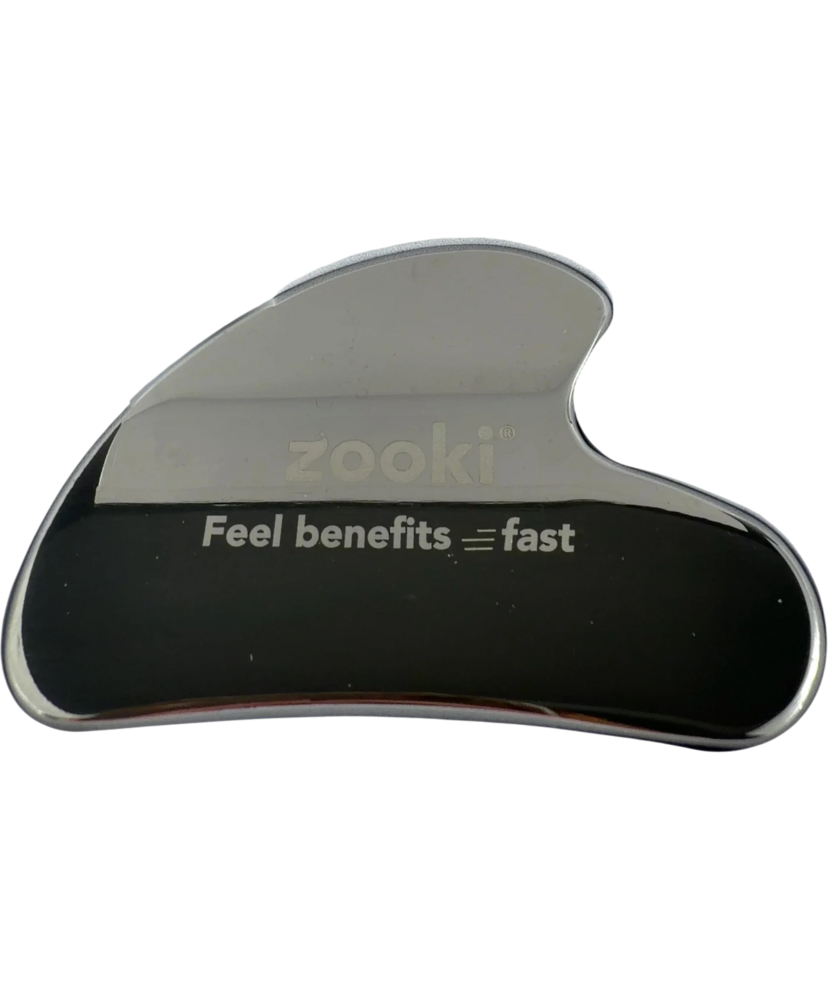 zooki Universal Stainless Steel Gua Sha — back
