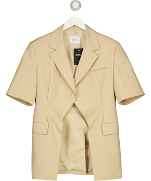 Gabriel.lee beige Short Sleeve Blazer UK M