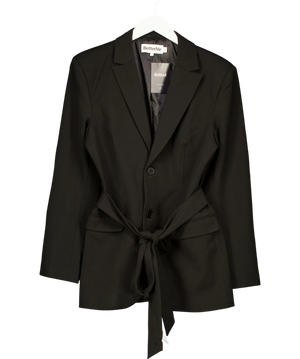 BetterMe Black Belted Blazer UK M