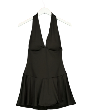 FB Sister Black Halter Dress UK S