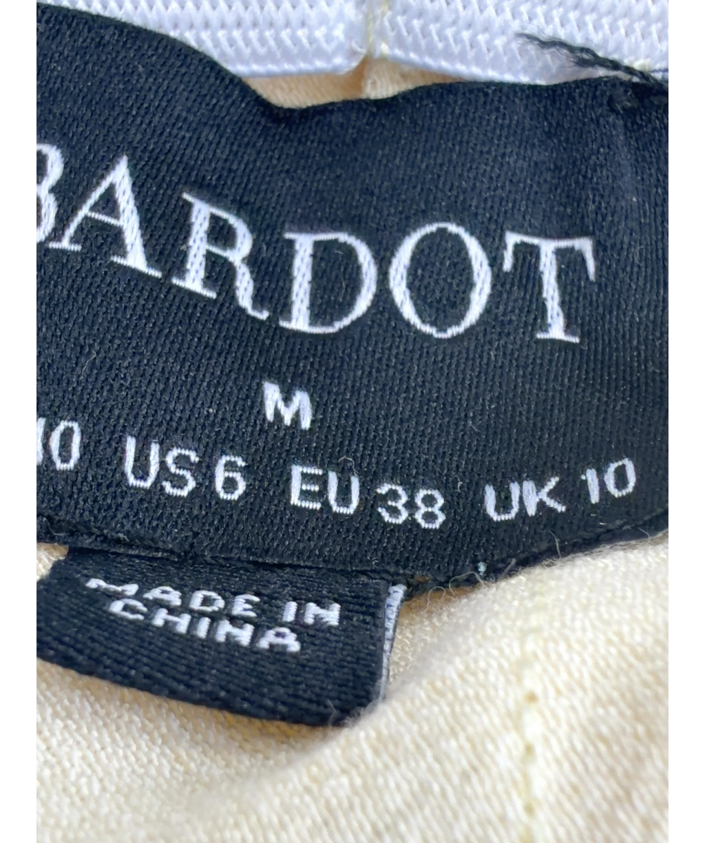 Bardot Yellow Colour, size UK 8 — fabric detail