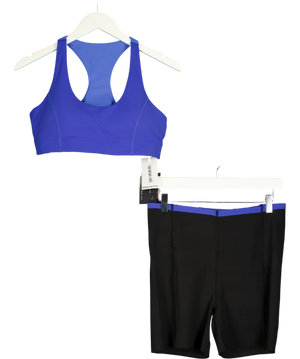 Bondi Active Blue / Black Active Top & Shorts Set UK L