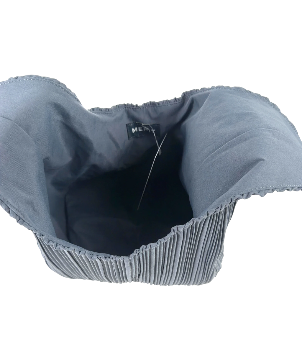 merit Grey Signature Bag — detail