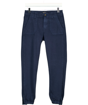 PAIGE Mayslie Utility Denim Jogger in a navy wash W25