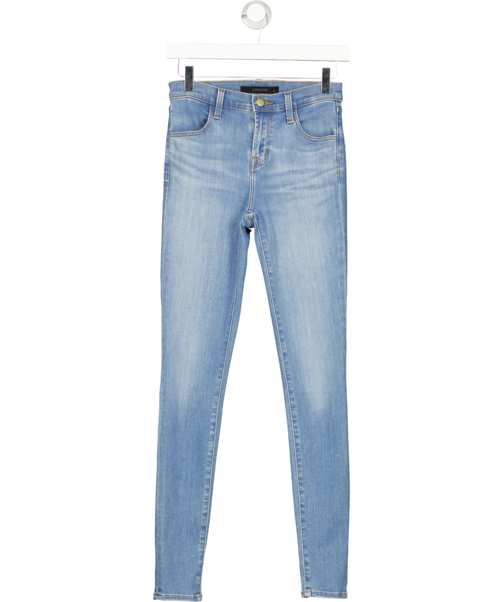 J Brand Blue Maria High-Rise Skinny Jeans, size W24 — front