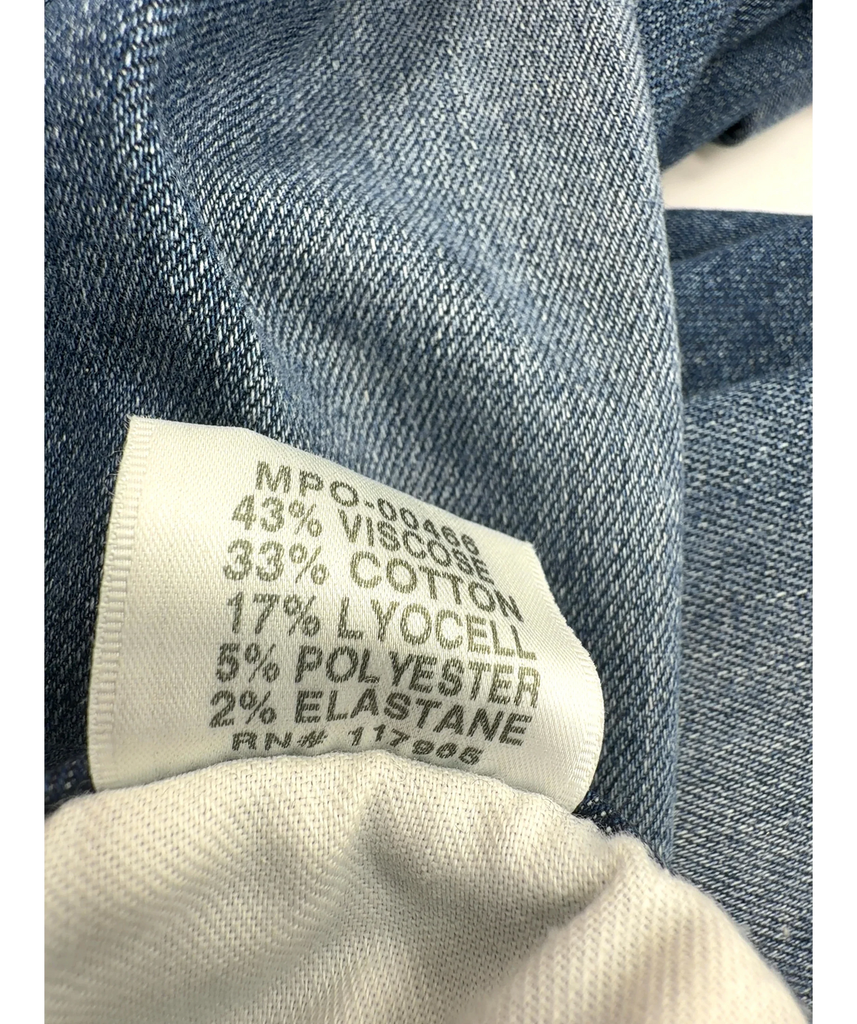 J Brand Blue Colour, size W24 — label
