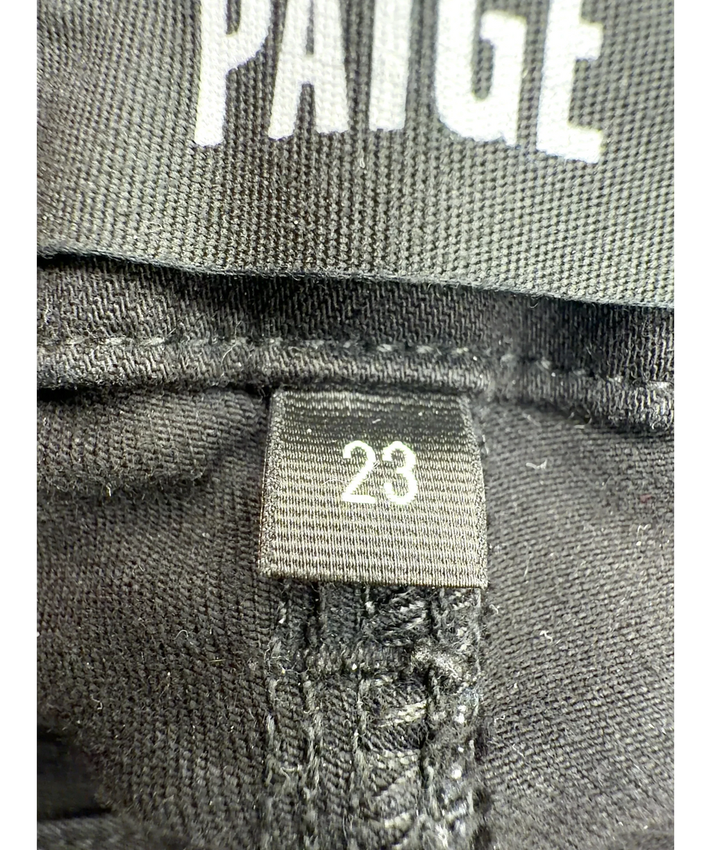 PAIGE Black MAYSLIE JOGGER, size W23 — care label