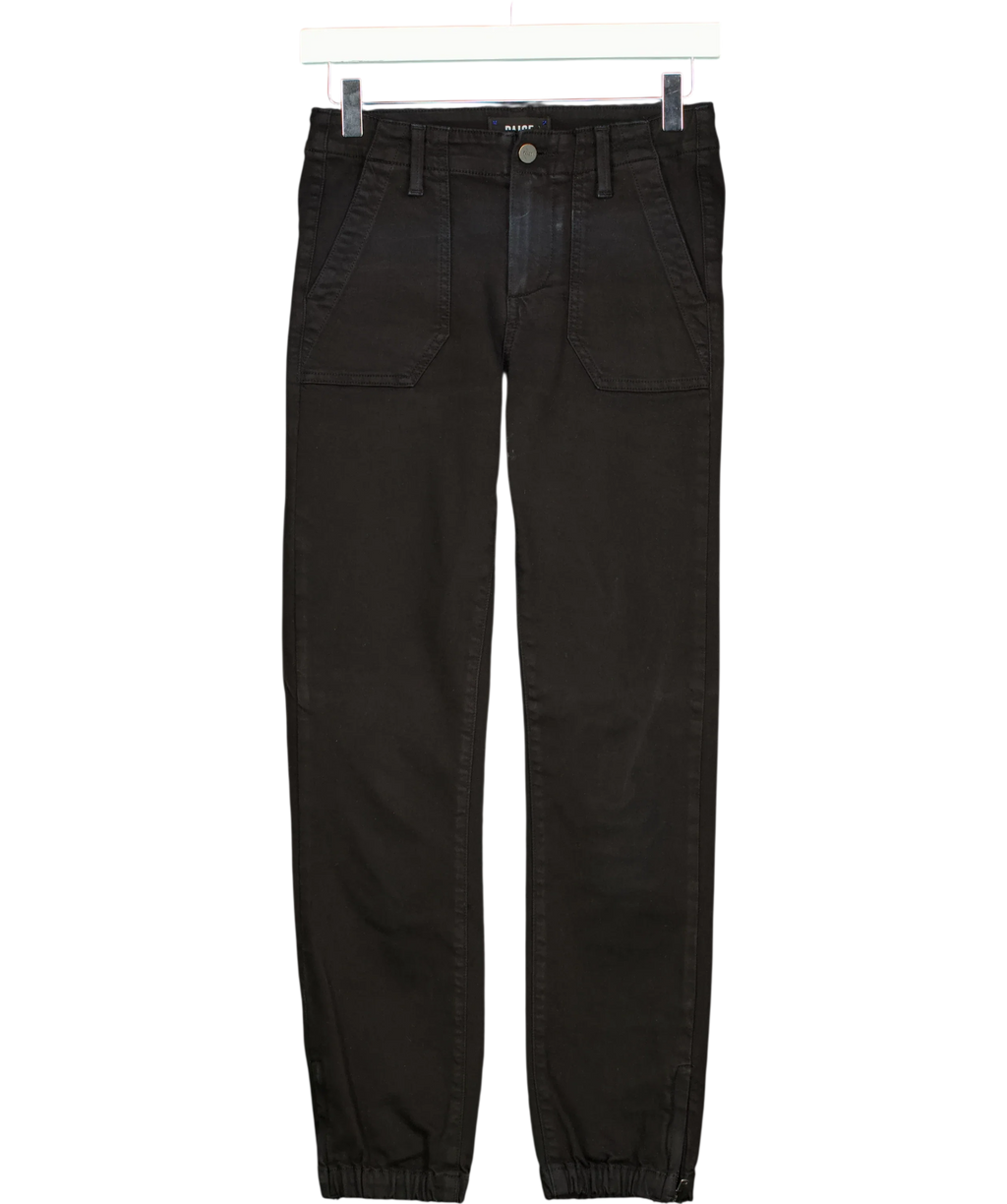 PAIGE Black MAYSLIE JOGGER, size W23 — front