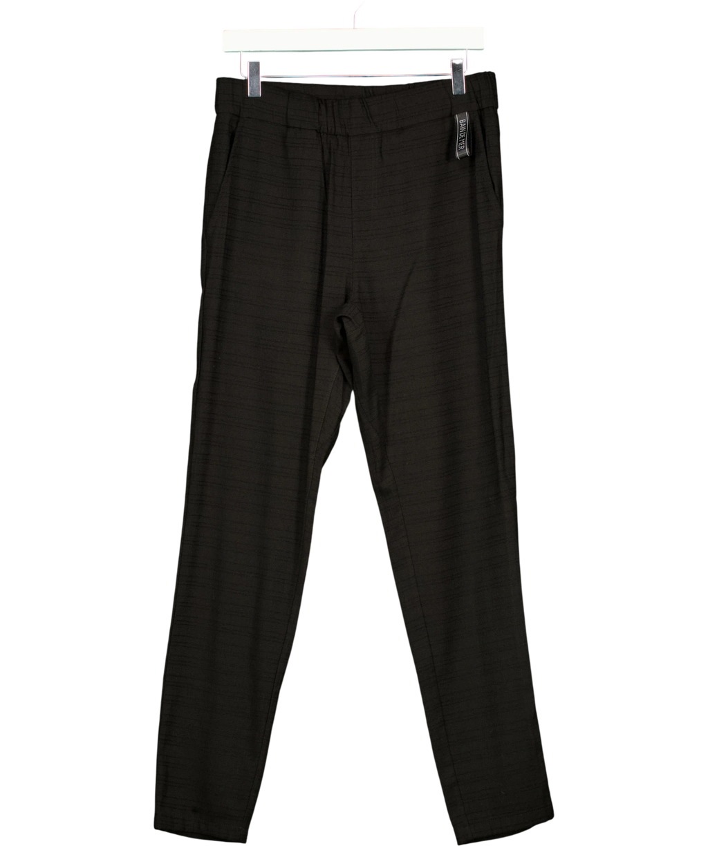 Baindemer Black Japanese Pants, size UK M — front