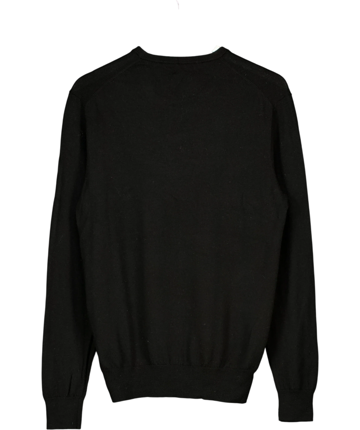 Polo Ralph Lauren Black washable merino wool crewneck sweater, size UK M — back