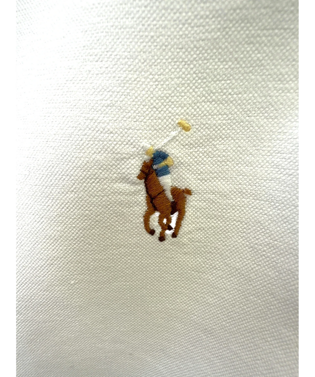 Polo Ralph Lauren White Colour, size UK S — fabric detail