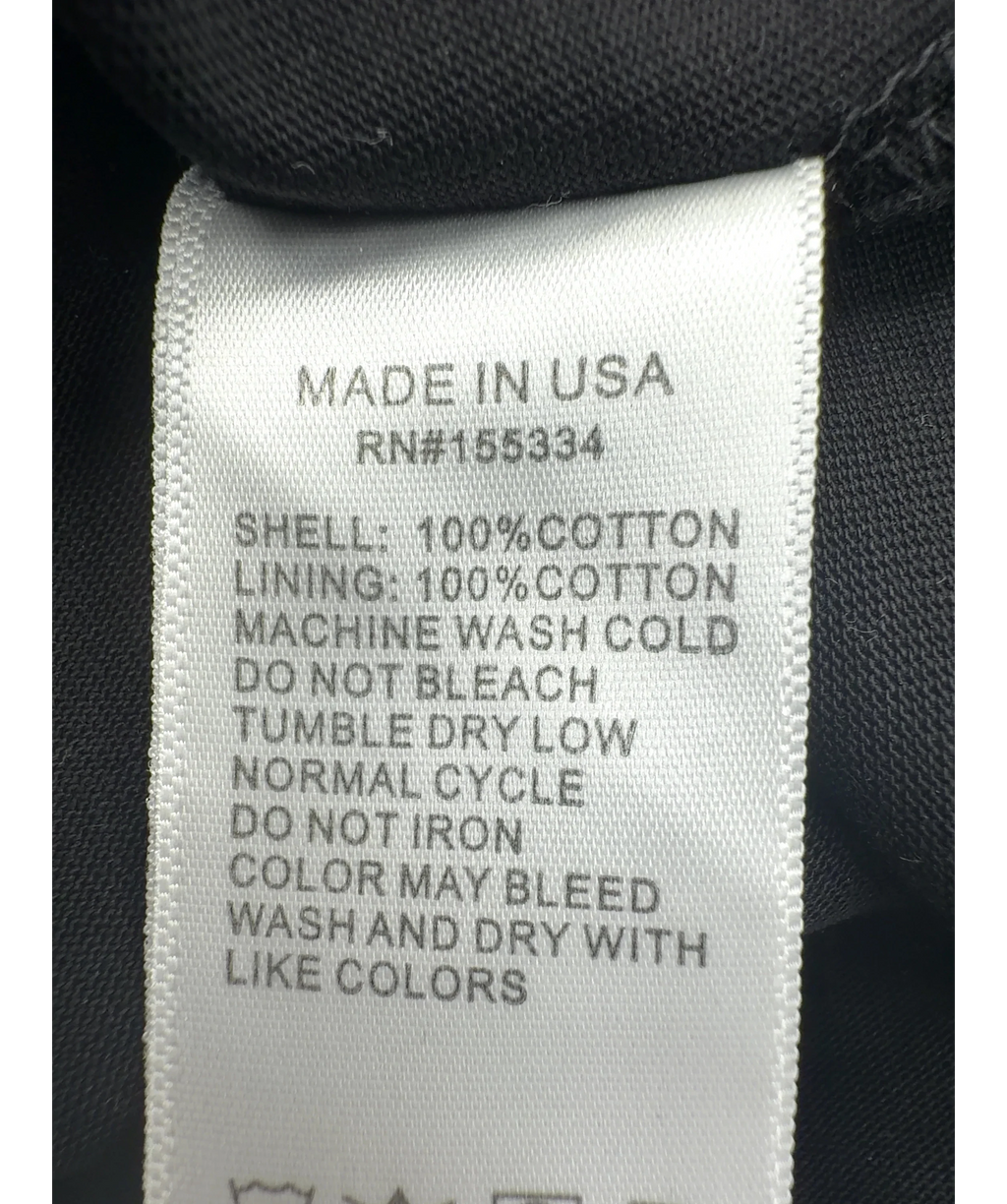 Cole Buxton Black Colour, size UK S — label