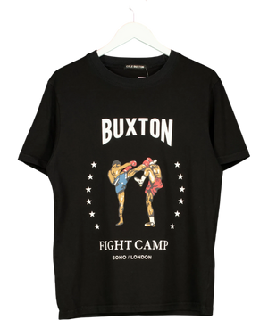 Cole Buxton Black Boxers Graphic T-Shirt UK S