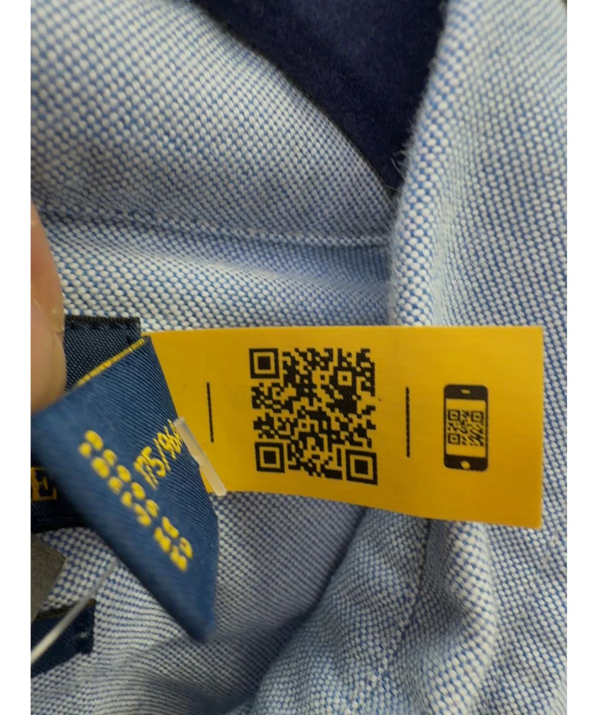 Polo Ralph Lauren Blue Custom Fit Oxford Shirt, size UK M — additional view