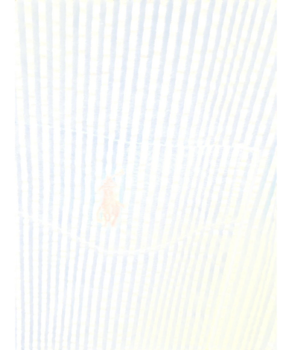 Polo Ralph Lauren Blue Guaranteed to Wrinkle, size UK M — fabric detail