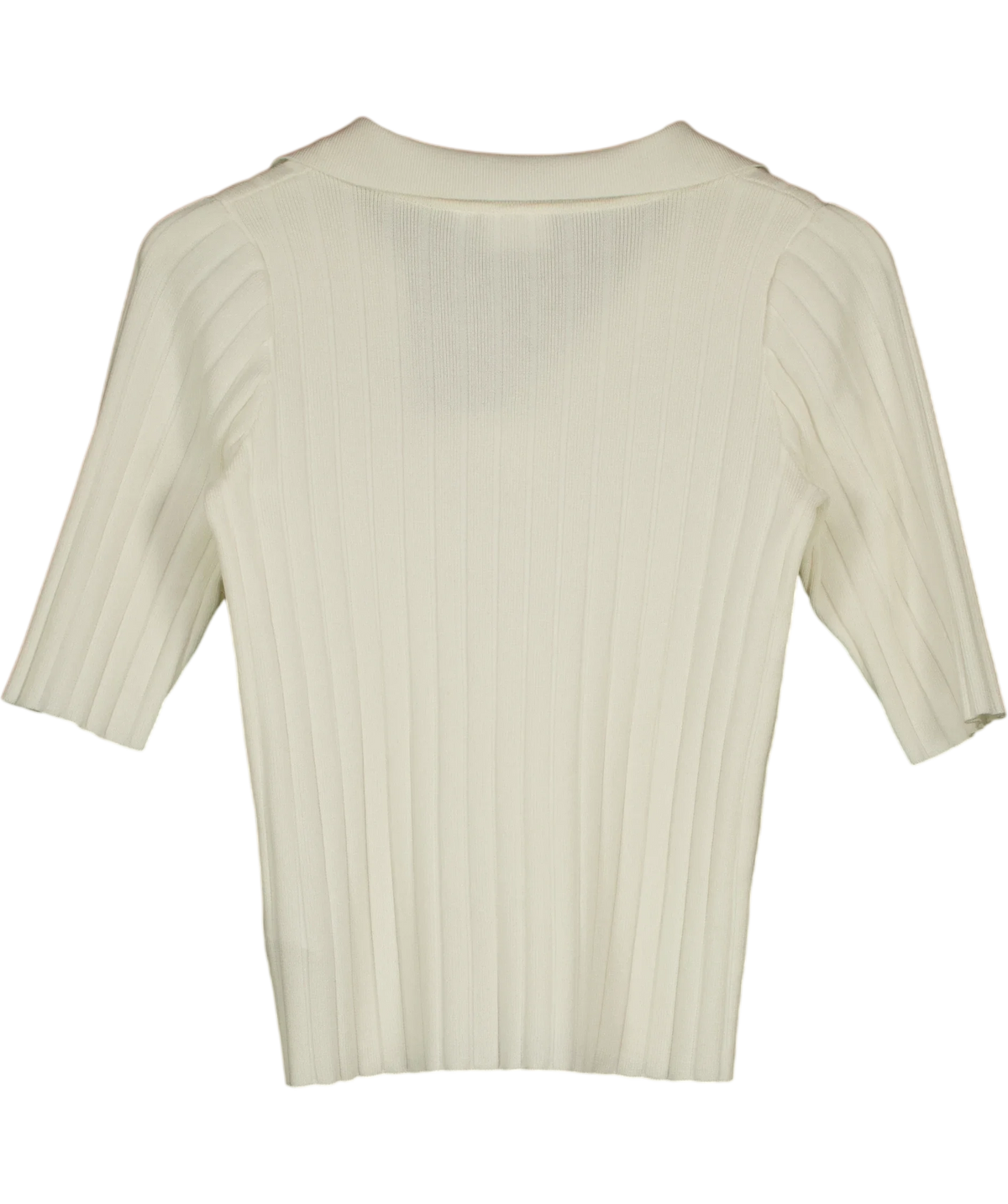 Saint Tropez White JuannaSZ Polo Pullover, size UK S — back