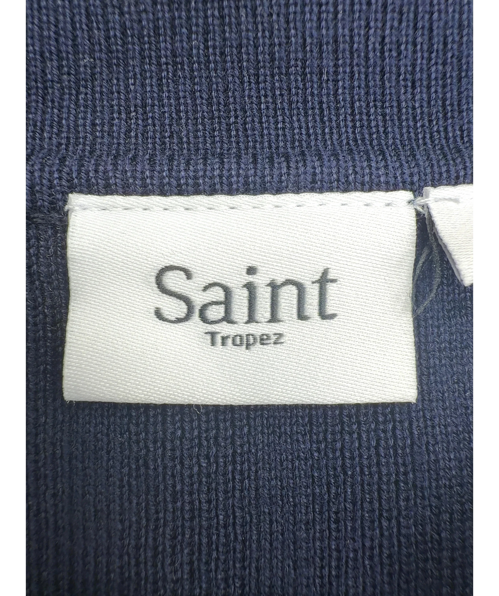 Saint Tropez navy JuannaSZ Polo Pullover, size UK S — detail