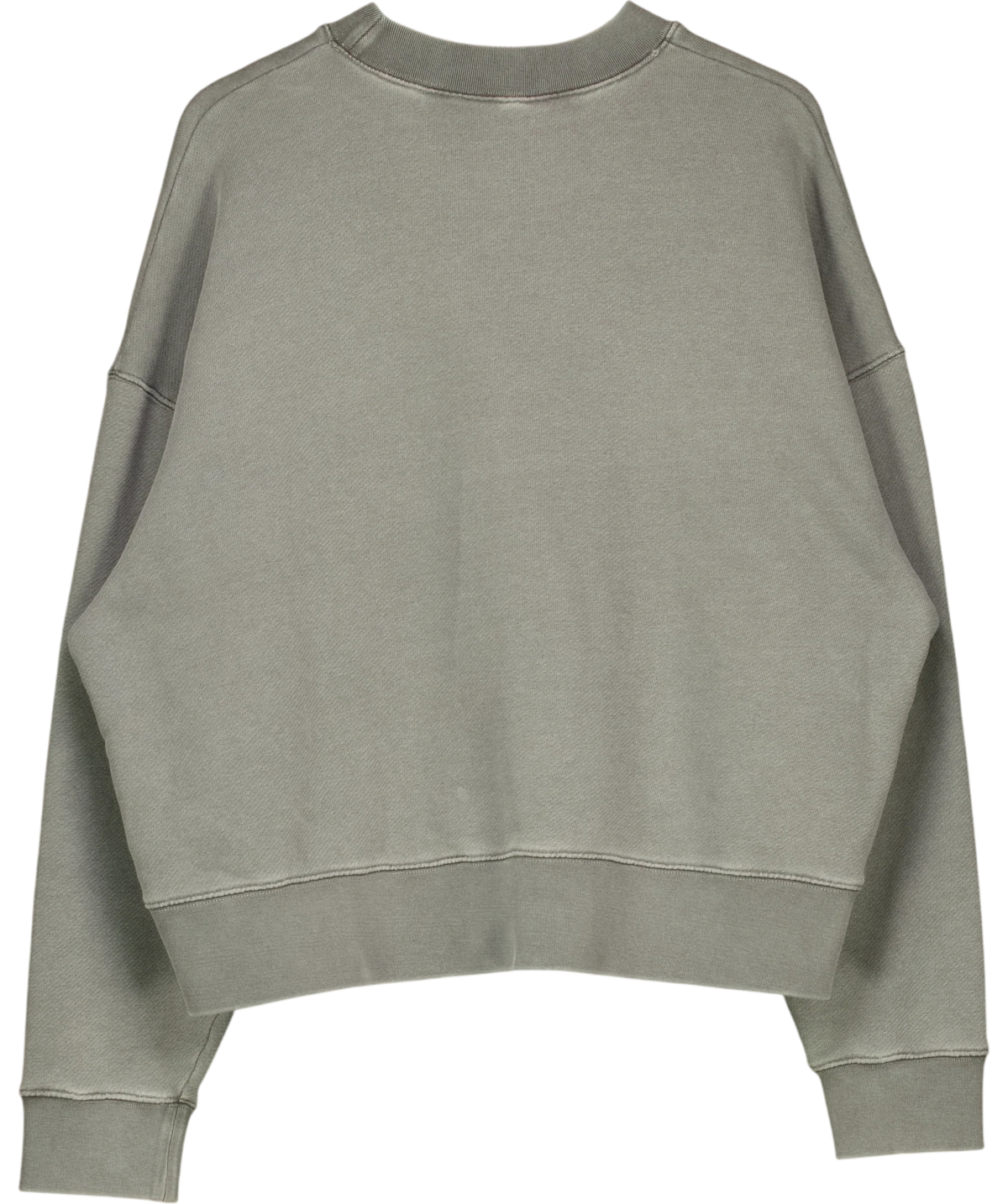 Palm Angels Grey curved logo sweatshirt, size UK S — back