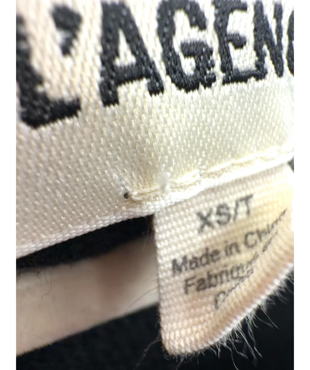 L'agence Black Colour, size UK XS — care label