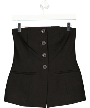 ALIGNE Ken Black Strapless Tailored Bustier UK 8