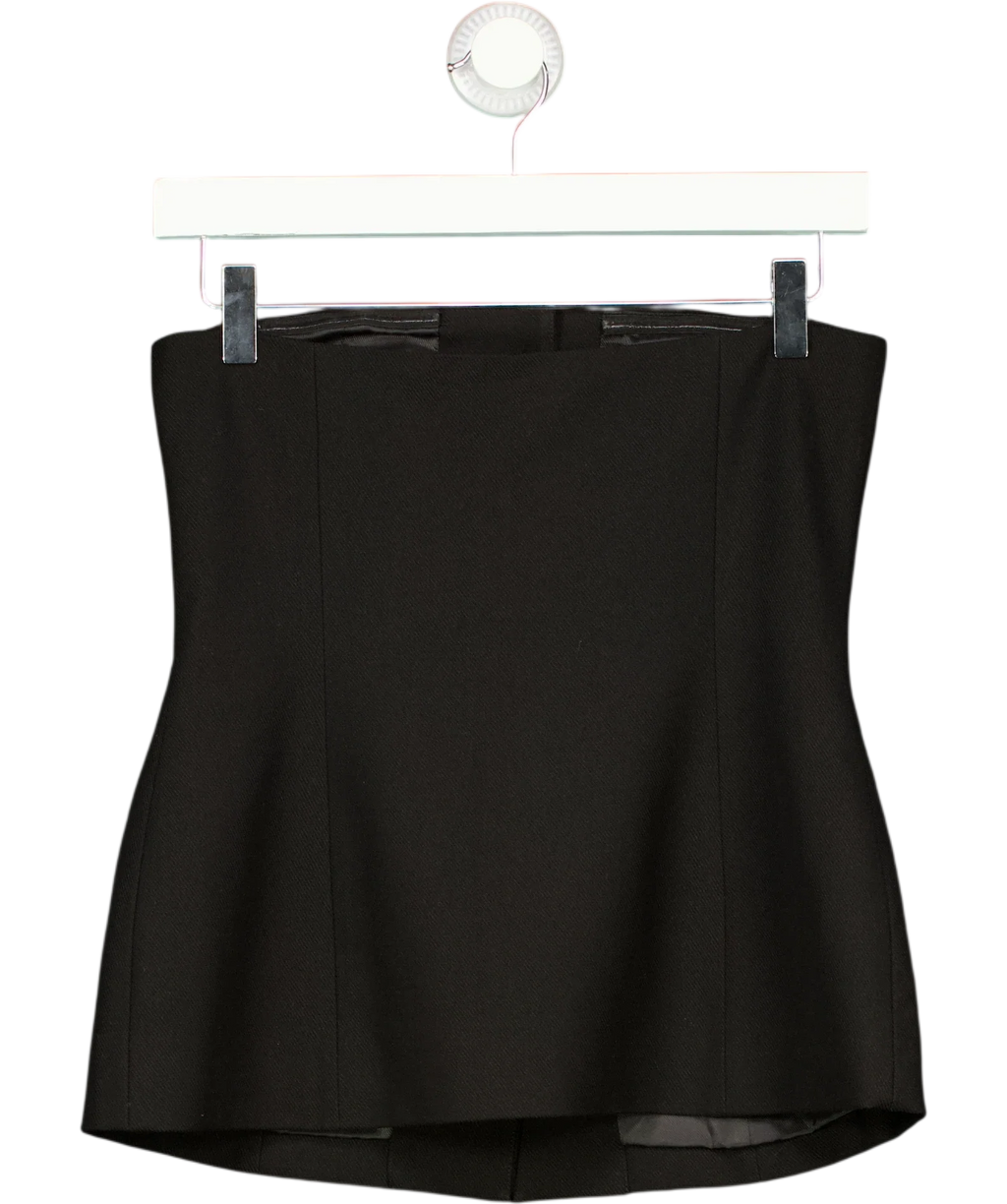 Aligne Black Ken Corset Top, size UK 8 — back