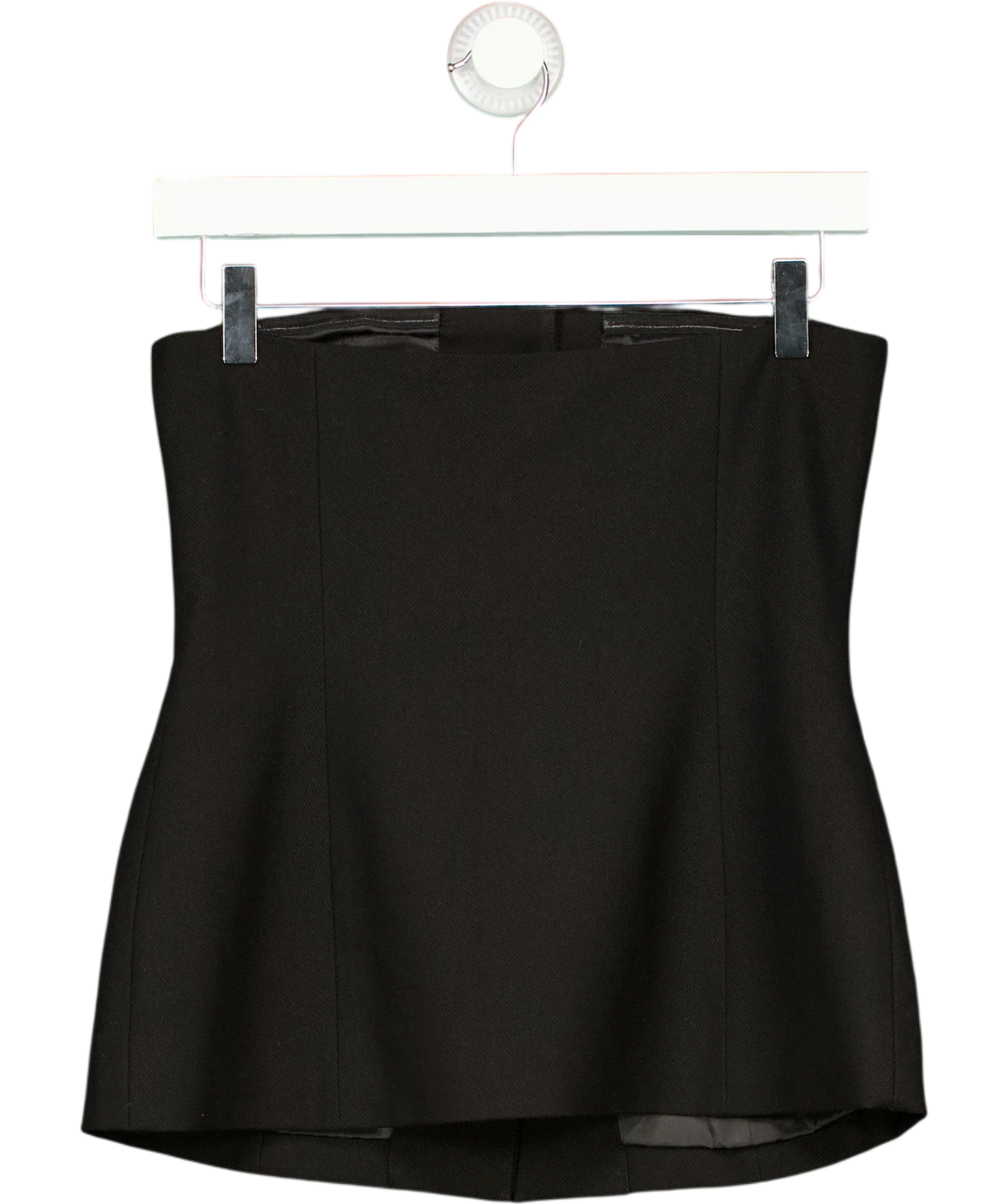 Aligne Black Ken Corset Top, size UK 8 — back