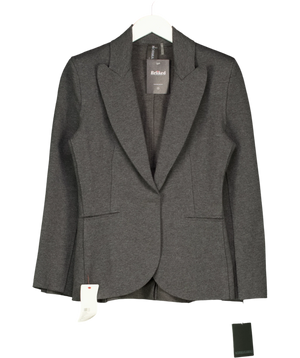 Norma Kamali Classic Single Breasted Jacket Grey XS
