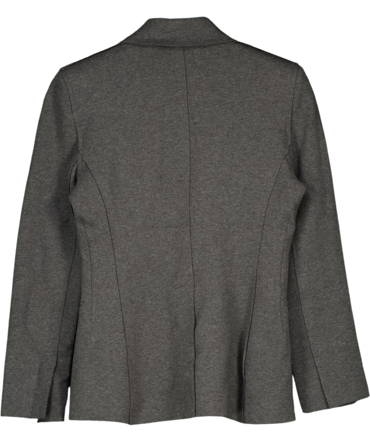 Norma Kamali Grey Classic Single Breasted Jacket, size UK XS — back