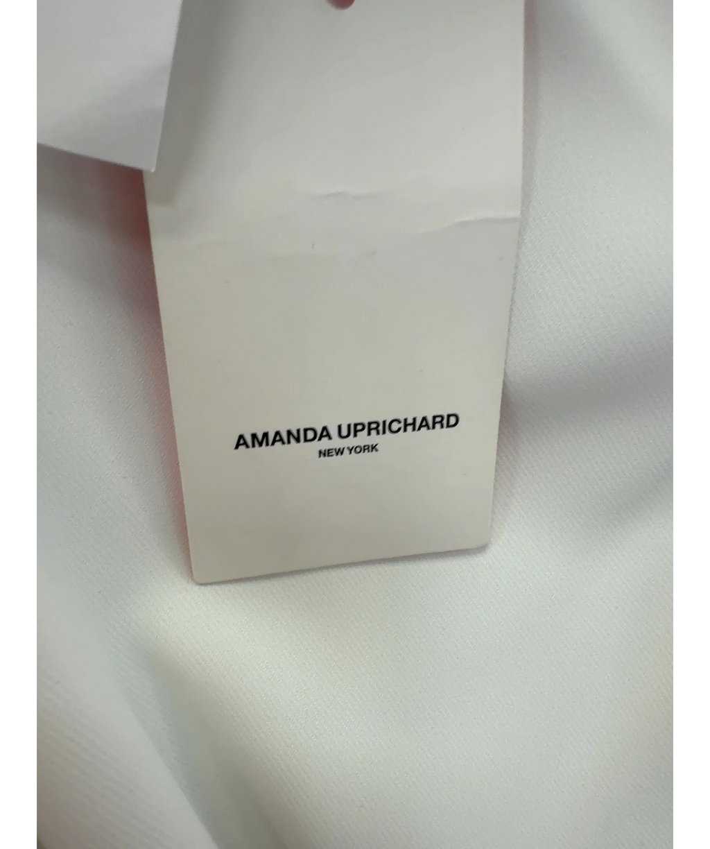 Amanda Uprichard White McKinley Mini Dress, size UK XS — detail
