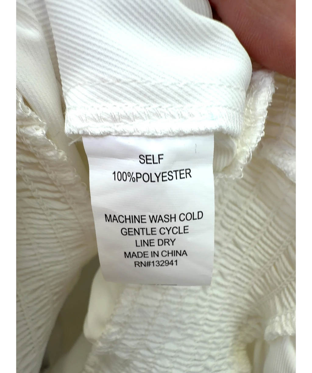 Amanda Uprichard White McKinley Mini Dress, size UK XS — label