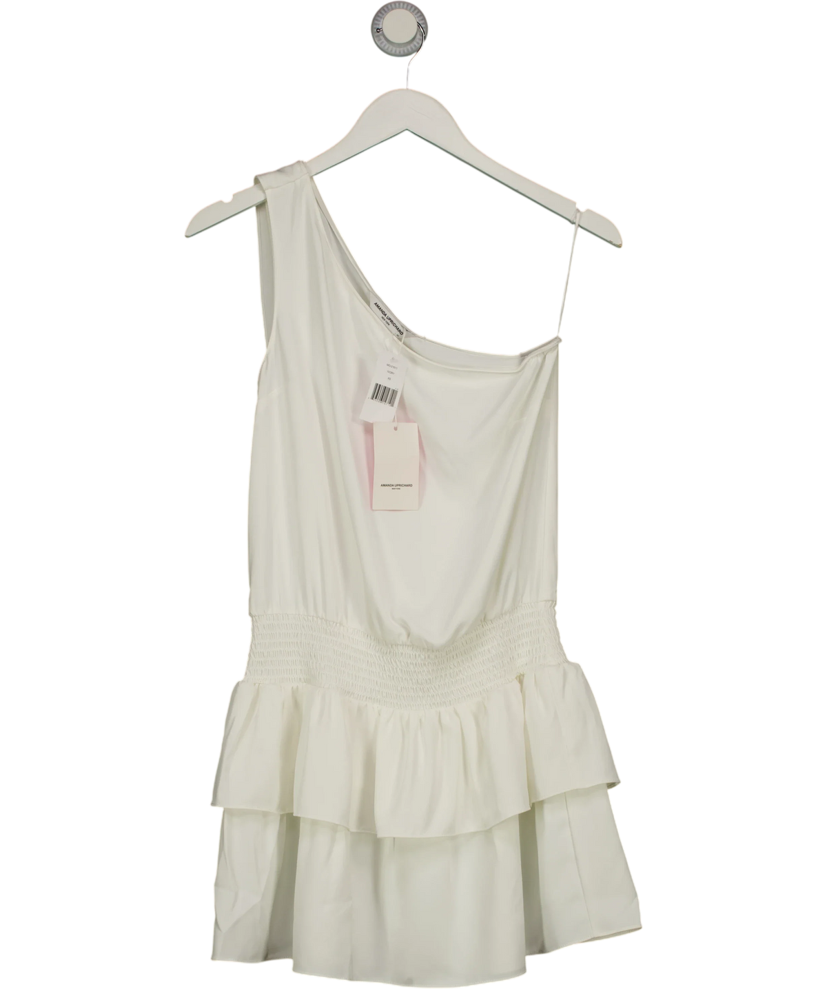 Amanda Uprichard White McKinley Mini Dress, size UK XS — front