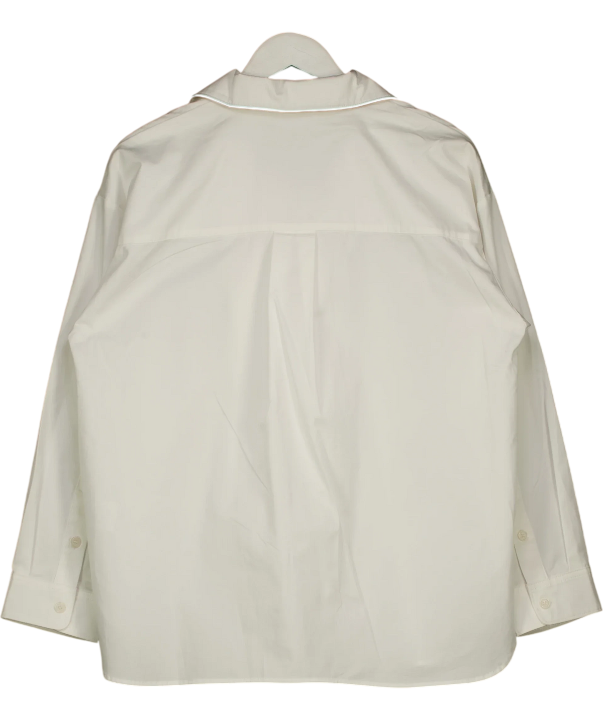 REBE White Piped Shirt, size UK S — back