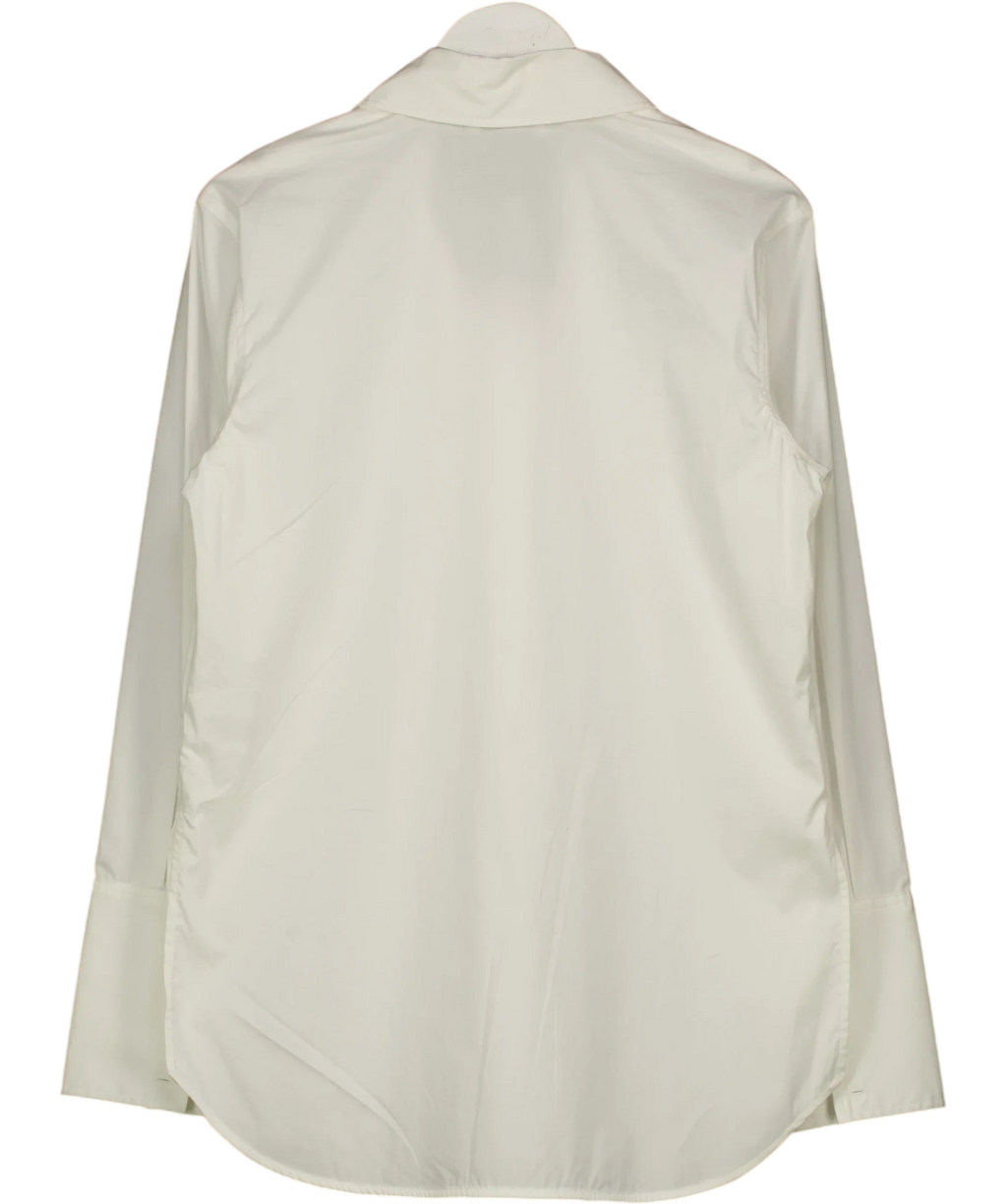 HENNE White Revanna Shirt, size UK 8 — back