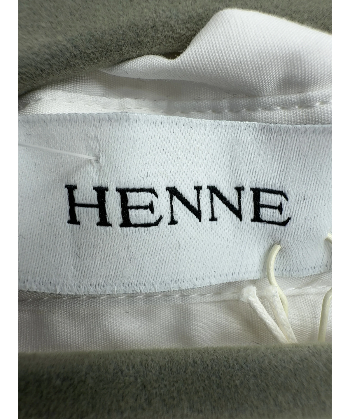 HENNE White Adriano Shirt, size UK 8 — detail