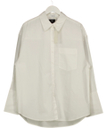 HENNE White Adriano Shirt, size UK 8 — front