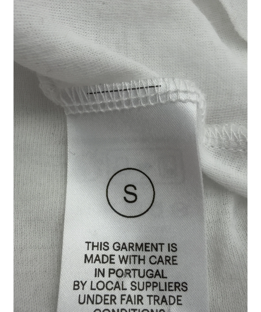 Gimaguas White Maura Top, size UK S — care label