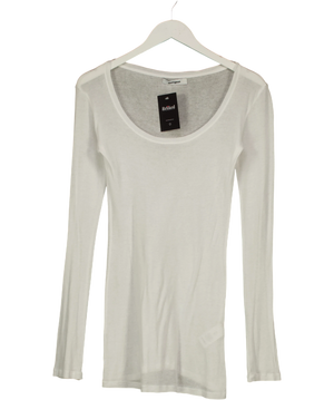 Gimaguas Maura White Scoop Top S