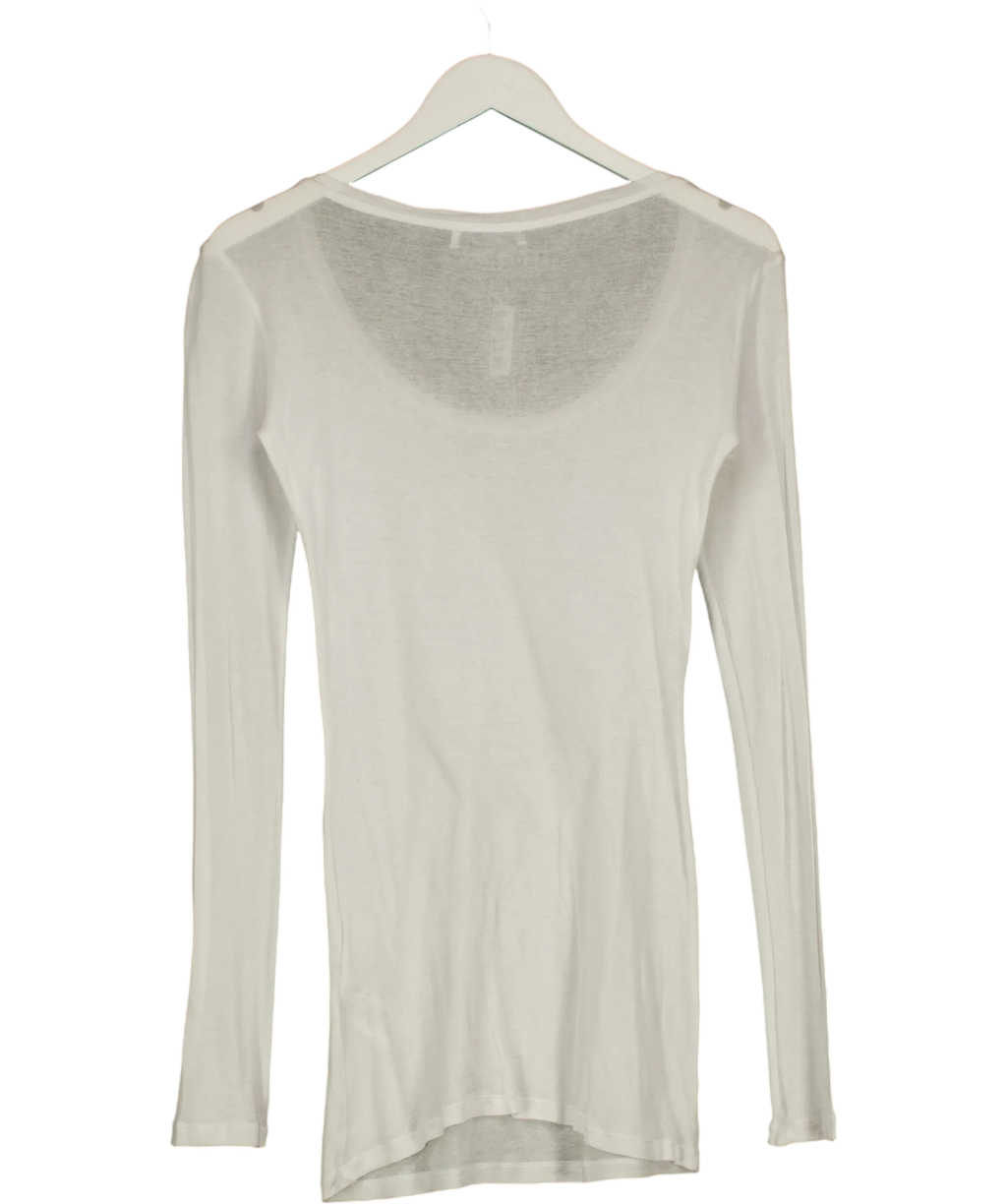 Gimaguas White Maura Top, size UK S — back