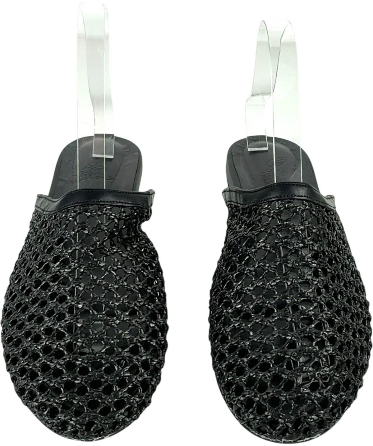 Ancient Greek Sandals Black The Slipper, size UK 7 EU 40 👠 — detail