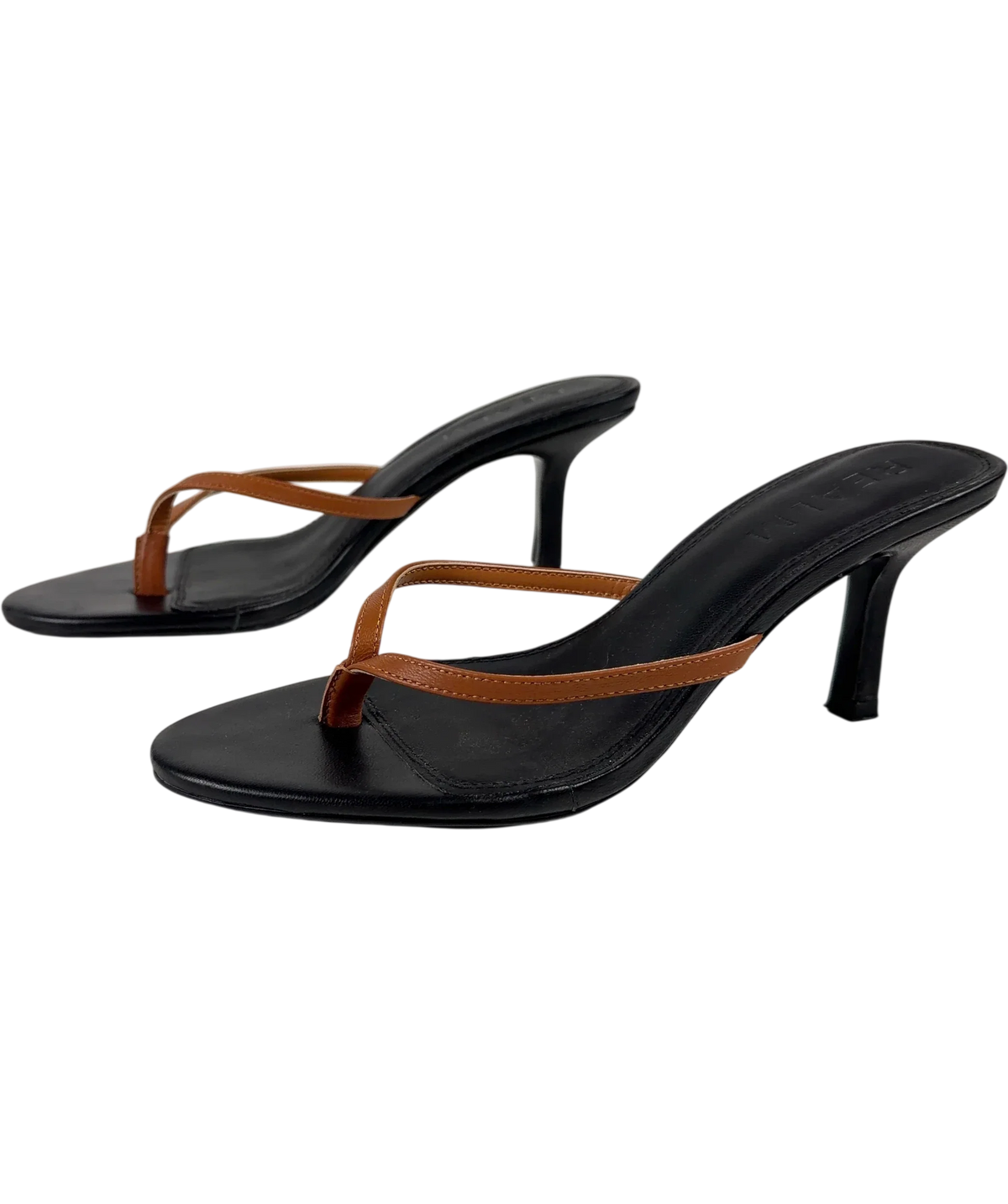 Realm Black Colour, size UK 6 EU 39 👠 — label