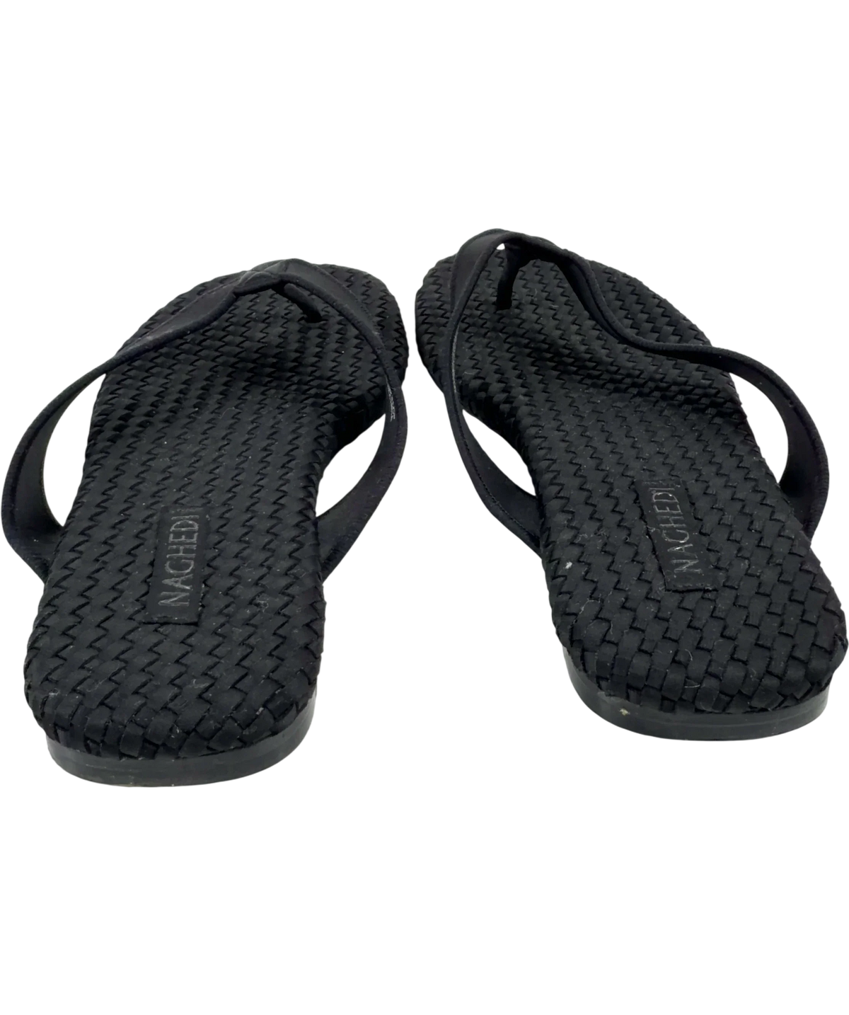 NAGHEDI Black HYDRA FLIP FLOP, size UK 6 EU 39 👠 — back