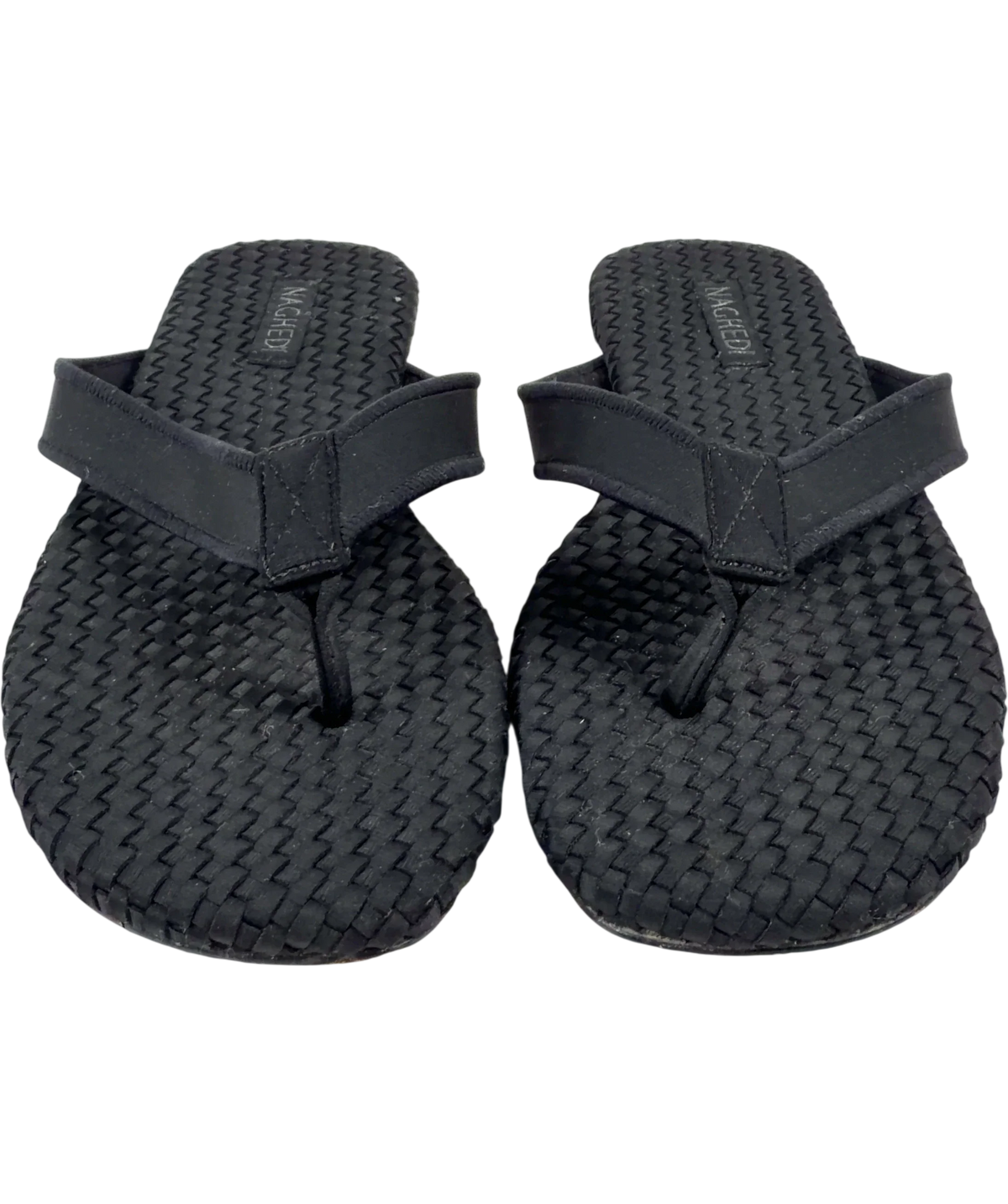 NAGHEDI Black HYDRA FLIP FLOP, size UK 6 EU 39 👠 — detail